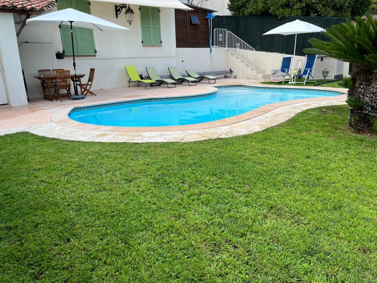Villa Paradiso, Logement Avec Piscine, Nice Nord Kültér fotó